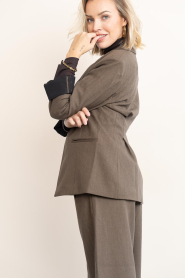 Co'Couture |  Fitted blazer Prestan | taupe | Picture 7