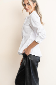 Co'Couture |  Tailored poplin blouse Poppy | white | Picture 6