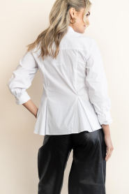 Co'Couture |  Tailored poplin blouse Poppy | white | Picture 7