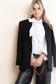 Co'Couture |  Tailored poplin blouse Poppy | white | Picture 2