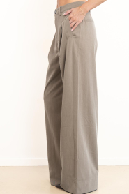 Co'Couture |  Wide leg trousers Melva | taupe | Picture 6