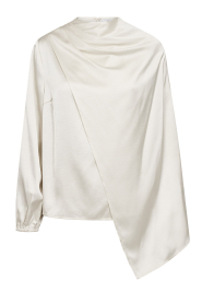 Co'Couture |  Satin blouse Idun | natural | Picture 1