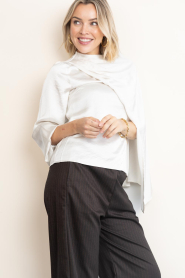 Co'Couture |  Satin blouse Idun | natural | Picture 5