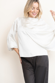 Co'Couture |  Satin blouse Idun | natural | Picture 7