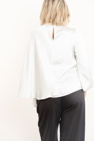 Co'Couture |  Satin blouse Idun | natural | Picture 8