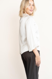 Co'Couture |  Satin blouse Idun | natural | Picture 9