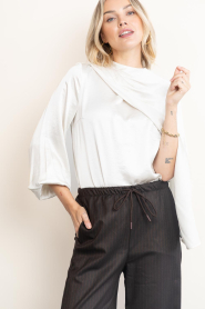Co'Couture |  Satin blouse Idun | natural | Picture 10