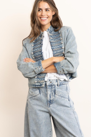 Co'Couture |  Military jacket Jackson | blue | Picture 2