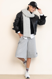 Haute L'Amitié :  Sweater shorts Max | grey - img4