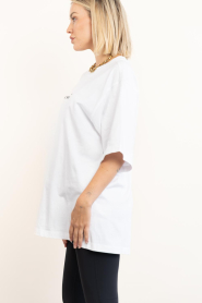 Haute L'Amitié :  Oversized t-shirt with logo Crew | white - img7