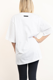 Haute L'Amitié :  Oversized t-shirt with logo Crew | white - img8