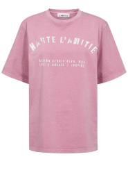 Haute L'Amitié |  Oversized logo t-shirt Noma | pink | Picture 1