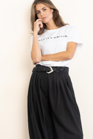 Haute L'Amitié :  Basic logo T-shirt Rub - img5
