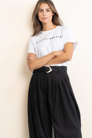 Haute L'Amitié :  Basic logo T-shirt Rub - img2