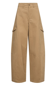Co'Couture |  Barrel trousers Evelyn | beige | Picture 1