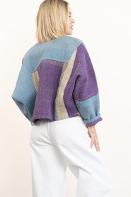 by-bar |  Antic woven jacket Blossom | multi blue | Picture 6