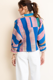 by-bar |  Antic geweven jacket Blossom | multi pink | Picture 7