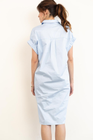 Co'Couture |  Shirt dress Poppy | blue | Picture 7