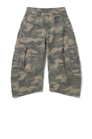 Lois Jeans |  Cargo bermuda with camo print Aliana | green | Picture 1