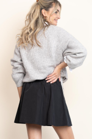 Haute L'Amitié :  Pleated mini skirt Bailey | black - img7