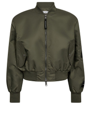 Haute L'Amitié |  Cropped bomber jacket Sally | green | Picture 1