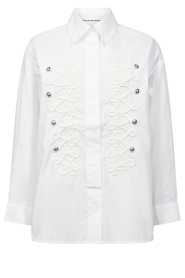 Co'Couture |  Blouse officer Vianne | white | Picture 1