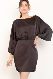 Dante6 :  Kimono sleeve dress Maven | brown - img4