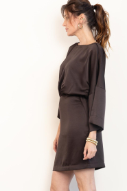 Dante6 :  Kimono sleeve dress Maven | brown - img7