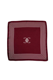 BOW19 |  Silk scarf Elle | bordeaux | Picture 1