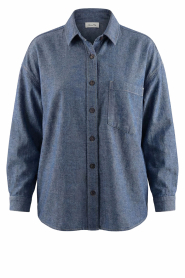 American Vintage |  Oversized blouse Lof | blue | Picture 1