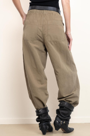American Vintage |  Pants with elastic waist Liane | green | Picture 7