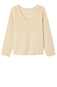 American Vintage |  Soft V-neck sweater Nis | creme | Picture 1
