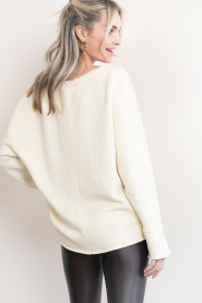 American Vintage |  Soft V-neck sweater Nis | creme | Picture 7