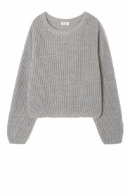 American Vintage |  Chunky knit sweater Auteri | grey | Picture 1