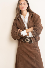 Little Soho :  Faux leather belt Soho | brown - img2