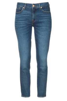 7 For All Mankind | Cropped straight jeans Roxanne | blue