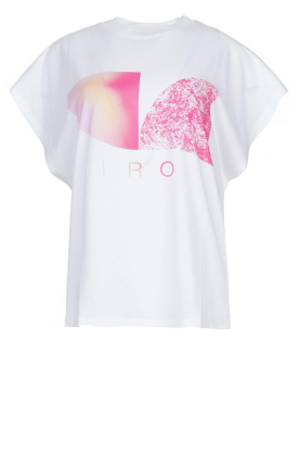 IRO | T-shirt with logo print Lvyne | white