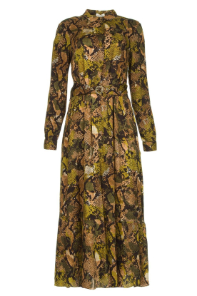 Kocca |Maxi-jurk met print Jervase | groen