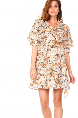 Magali Pascal |  Wrap dress with floral print Maggie | multi