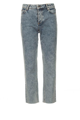 Notes Du Nord |Stone-washed mom jeans Demi | blauw 