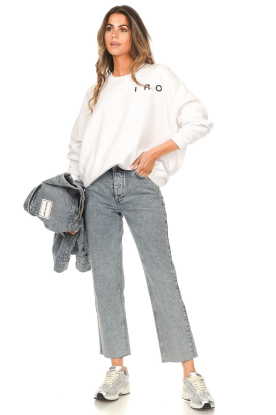 Notes Du Nord |  Stone washed mom jeans Demi | blue