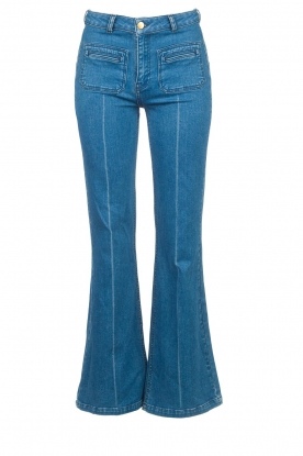 Dante 6 |Flared stretch jeans Adelic | blauw 