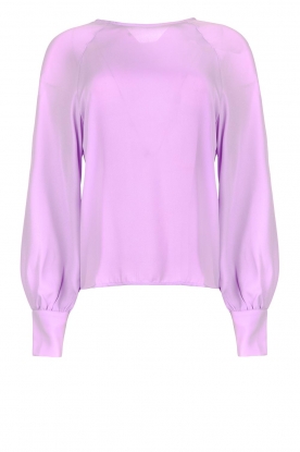 Kocca | Blouse with puff sleeves Huani | lilac