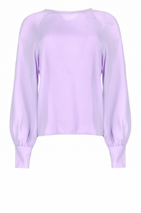 Kocca | Blouse with balloon sleeves Huani | lilac