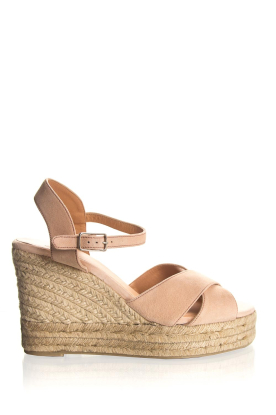 Espadrille sleehakken Blaudell | nude | Castaner | Little Soho