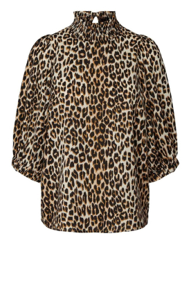 Lolly's Laundry | Top with animal print Bobby | brown