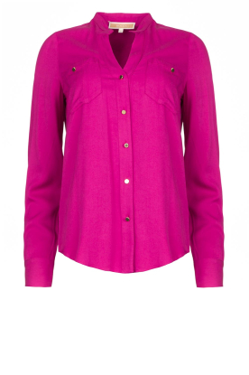 Kocca | Tencel blouse Cileya | lilac