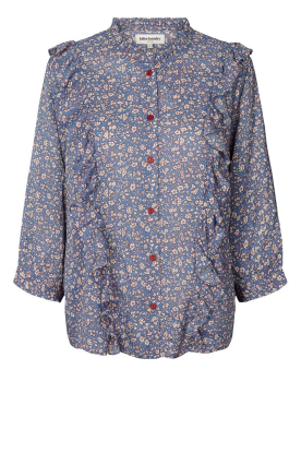 Lolly's Laundry | Blouse with print Hanni | blue