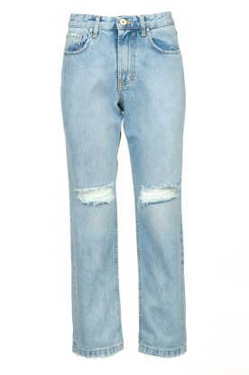 Kocca |Straight fit jeans met gescheurde details Banlo | blauw 