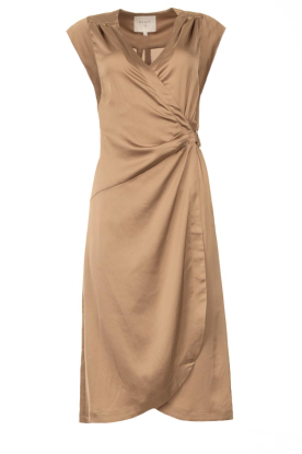 Dante 6 | Wrap dress with waist belt Rouet | beige